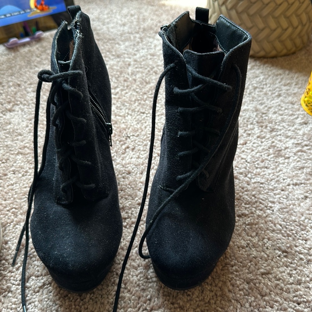 Black booties